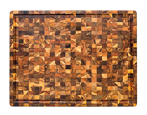 teakhaus th333 Schneidebrett, Holz 61 x 46 x 3,8 cm, mehrfarbig - 3