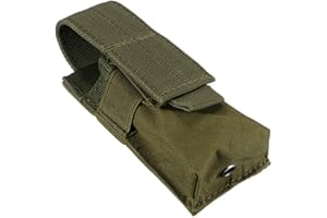 ACEXIER Outdoor Hunting Knife Holster Molle Flashlight Pouch Torch Holder Case Magazine Pouch Military Pistol M5 Tactical Flashlight Bag