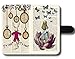 Produktbild OVES Alice im Wunderland Kaninchen Uhren Book Seiten Disney Magnetverschluss Halter Telefon Schutzhülle, Samsung Galaxy S9