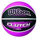 Wilson Clutch Balón, Unisex, Negro / Rosa, 6