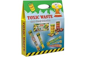 GENERIC Toxic Waste Sour Candy Selection Pack | American sweets Christmas Selection Hamper 295g | Gift Box | Birthday Present For Him & Her, Men, Women, Boys, Girls