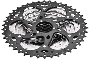DAUERHAFT Ruota Libera Bici Cassette Bici 42/11 10v Ruota Libera a Cassetta, pignone Ruota Libera a 10 velocità, pignone a Cassetta Bici 11 42T, Ruota Libera per Mountain Cassettes