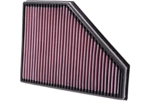 K&N Filtre à air de remplacement compatible avec BMW 116D/118D&120D / 123D / 316D / 320D/ 325D / 330D / 335D 2005-2012 / X1 16D, 18D, 20D, 23D, 25D 143cv 3/2007-2015 (33-2942)