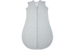 Lilian&Gema Gigoteuse TOG 0.5 - Gigoteuse Été 12 18 Mois - Gigoteuse Legere, Gigoteuse Bébé Sans Manches, Fermeture Éclair Double Sens, Turbulette Ete 81cm