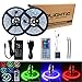 Produktbild RoLightic LED Streifen Wasserdicht 10M (2 x 5M) 5050 Led Strip Light, RGB Farbe Change Lichtkette Licht Strip Mit + 44 keyTasten IR Fernbedienung + 5A EU Netzteil