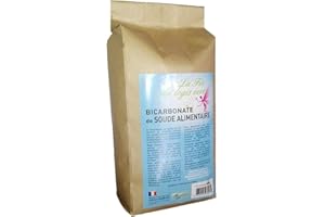 Eco-conseils - bicarbonato de sodio alimentario (de 1 a 25 kg), embalaje 100% ecológico, 2.5kg