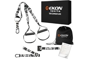 Ekon Sports TRX Fitness Suspension Training - Set Suspension Training - Stirnbänder TRX Fitness & Home - TRX Elastische Fitness Aufhängung