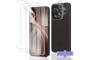 Euukzzea Pellicola Protettiva per Oppo Find X9 Pro, 3 Pezzi Morbido HD TPU Pellicola e 2 Pezzi Vetro Temperato Fotocamera, Anti Graffio Senza Bolle Protector per Oppo Find X9 Pro