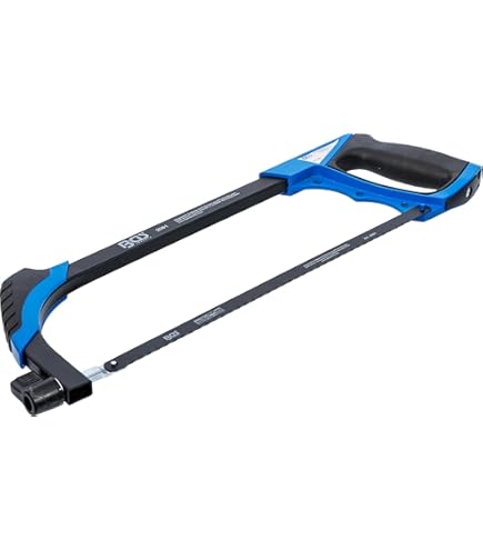 Bosch beugelzaag 300 mm (universele beugelzaag met robuust BIM zaagblad voor precies zagen in metaal, hout, kunststof en meer; 24 TPI; 45°/90° zaaghoek; ergonomische softgrip