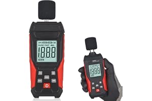 Decibel mätare, TA-650A ljudnivåmätare, db-kniv, kalibrerad med LCD-skärm, ljudnivåmätare med A-viktad inspelning, område 30–130 dB, MAX/MIN, datalagring