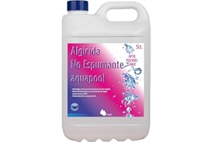 KING KONG CHEM Algicida no espumante Aquapool de Larga duración (5 litros) - Efecto CLARIFICANTE - Apto para Liner
