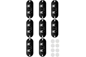 TPZORJX 8 Stück Selbstklebende Mini-Rollen,Klebe-Lenkrollen,Kugelrollen für Küchengeräte,360° schwenkbare Universalrad-Rollen,klebende Rolle für DIY,Mülleimer,Aufbewahrungsbox (Doppelräder schwarz)