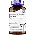 Multivitaminico e Minerali - 365 Compresse Vegane (Fornitura di 1 anno) - Multivitaminico Completo con 26 Vitamine e Minerali