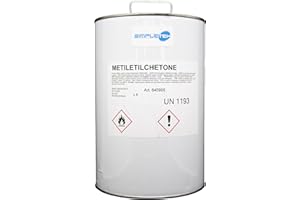 SIMPLETEK - Metiletilchetone 5 Litri, Potente per Resine, Gommalacca e Colofonia