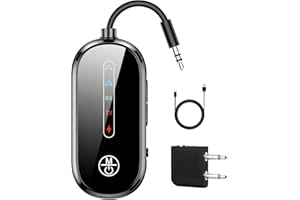 CWEOPO Adaptateur Avion Bluetooth