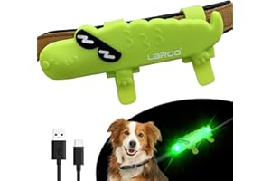 LaRoo Ruban Lumineux LED pour Chien - Rechargeable par USB - Facile à Fixer sur le Collier, la Laisse et le Harnais