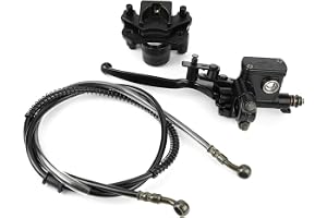 Dirt Bike Hydraulic Disc, Hydraulic Rear Disc Brake Caliper System With Pads For Quad Dirt Bike ATV Dune Buggy