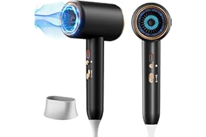 Unipampa Sèche-Cheveux Ionique, 2400W Seche Cheveux Professionnel avec Concentrator, Seche Cheveux Voyage, sèche-cheveux de salon, Hair Dryer, Seche Cheveux Silencieux 2 Températures/ 3 Vitesses