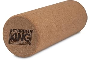BoarderKING Rullo di Sughero - Rullo per Balance Board, Indoorboard, per Fasce Muscolari, Rullo Massaggiante, Rullo da Fitness, Accessorio/Ricambio, Materiale: Sughero