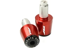 YIEBA 22mm 7/8 "Tapas de Extremo de Mano de Motocicleta para Yamaha YZF R1 R6 R125 R65 R3 600R Rojo