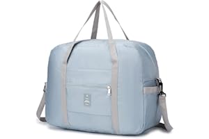 SPAHER Sac de sport 32 L ultra léger pliable pliable sac fourre-tout de nuit étanche sac à main de voyage organisateur de stockage sac de transport pour le shopping, la gym, les bagages, le sport, le,