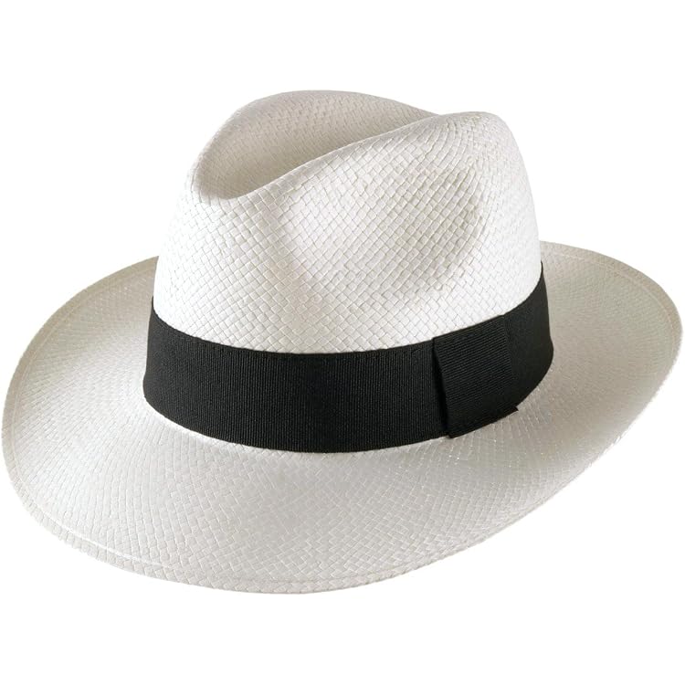 TOSKATOK Chapeau Panama Paille Classique UPF50+ Large Bord Réglable Homme Femme