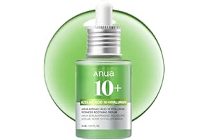 Anua Azelaic Acid 10 Hyaluron Redness Soothing Serum, Facial Serum for Blemish-Prone & Oily-Prone Skin, Lightweight & Hydrati
