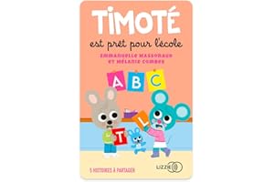 Yoto Timoté est prêt pour l’école et 5 Histoires, Livre Audio Enfant dès 2 Ans, à écouter sur conteuse veilleuse Boîte à Histoires Yoto Player et Mini, premières Histoires 3 à 5 Ans