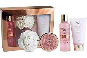 GLOSS! Rituals Set de Regalo Mujer | Set Bano perfuma Rosa | Regalo Cumpleaños Mujer y Mama | Set Regalo Mujer | Regalo Navidad | Cesta Belleza Cuidado y Bienestar | GIFT BLOOMFIELD