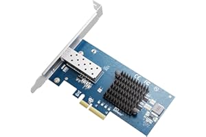 ULANSEN Offene SFP+ PCI-e-Netzwerkkarte, 10 GB, mit Int82599 (X520-DA1) Controller, 10 Gbit/s Ethernet-Adapter, 10 GB 10 G NIC-Karte, unterstützt Windows/Windows Server/VMware