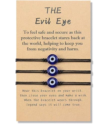 Pendentif œil Turc Bleu Contre Le Mauvais œil | Amulette Protection Porte-bonheur | Décoration Voiture, Maison, Porte-clés