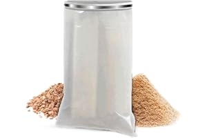 JUST BIN BAGS Dust Extractor Sacks - Wood/Dust/Wood Chip Collection - Extra Heavy Duty - 50 Bags per Box (50, 20x30x52")