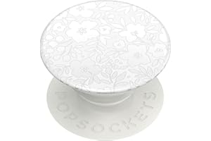 Popsockets: PopGrip - Soporte y Agarre para Teléfonos Móviles y Tablets con un PopTop Intercambiable - Blanc Fresh