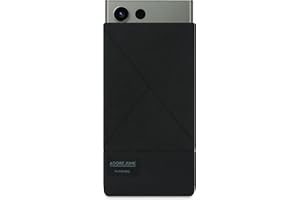 Adore June Triangle Negro Funda Compatible con Galaxy S25 Ultra / S24 Ultra / S23 Ultra / S22 Ultra. con Efecto Limpiador de Pantalla, Producido en Europa