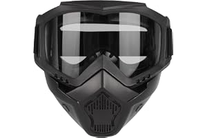 Lishuyeh Airsoft mask motorcykel mask paintball mask anti-dimma taktisk mask med ögonskydd för motorcykel halloween cosplay film rekvisita paintball CS spel