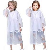 Poncho Pluie Imperméable 2 Pièces - PEVA - 130x100cm - Adulte Unisexe