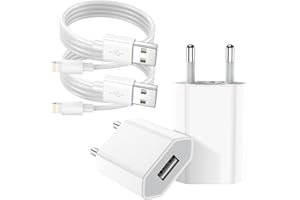 VINFFS USB Ladegerät mit Original Lightning Kabel 2m[Apple MFi Zertifiziert]iPhone ladekabel für iPhone 14 13 12 11 8 7 6 5 XS SE ipad Netzteil Schnellladegerät iPhone Kabel Leichtes Stecker iPhone Ladegerät