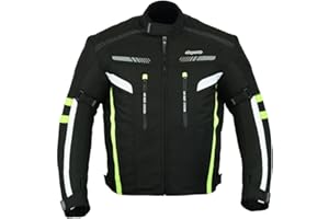 RKSPORTS RK Sports 1637 MENS WATERPROOF TEXTILE MOTORBIKE MOTORCYCLE JACKET CE ARMOUR