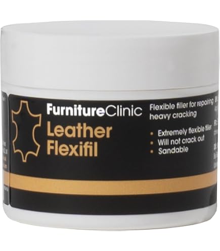 Scratch Doctor - Kit di colla e riempitore in pelle, per riparare lacrime, strappi, graffi, fori su mobili in pelle, divani, sedie, seggiolini auto (nero, 50 ml