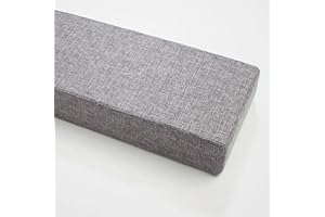 O·Lankeji Benutzerdefinierte Größe Bett Wandspaltenfüller, Bettlückenfüller, Matratzenverlängerung, Bettbrücke für Einzel/Doppel/Kingsize Betten Kopfteil(Grey,180x10x8cm)