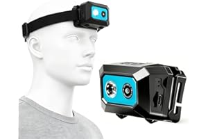 KIMISS Head Camera For Horse Riding, Super HD 1080p Equestrian Helmet Camera, Waterproof Head Mounted Action Cam, Video Camcorder DV Sports DVR Recorder For Cycling Filming (Blue)