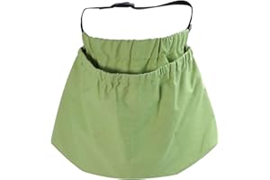 Pumpumly Garden Apron Fruit and Vegetable Picking Bag - Nylon Garden Harvesting Apron Orchard weeding Waist Hanging Bag,Fruit Picking Bag Durable Removable Harvesting Apron