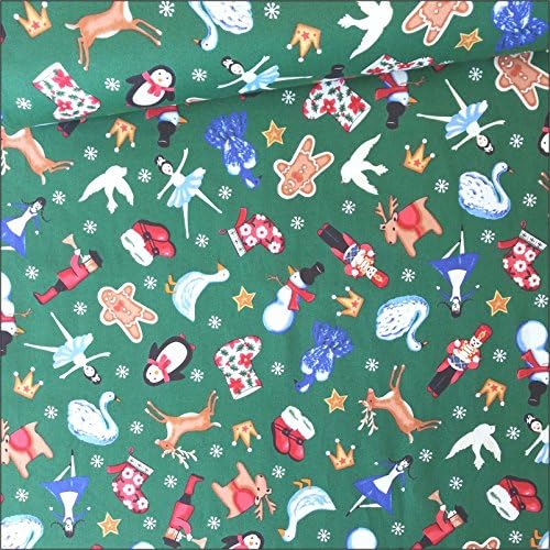 O Christmas Tree Christmas Motifs Cotton Fabric Windham per 1/2m