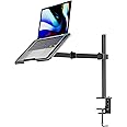 HUANUO Laptop Halterung Schreibtisch, Laptop Arm, Laptophalter Schreibtisch für 16,5” Laptop, Monitor Halterung für 13 to 35