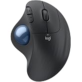 Logitech Ergo M575S Kablosuz Trackball Pc/mac I&ccedil;in Ergonomik Mouse, Siyah