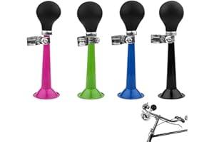 Hoobao 4pcs Avvisatore Acustico per Bicicletta,Clacson ad Aria per Bicicletta, Bicicletta Tromba d'Aria retrò,per Mountain Bike da Strada,Mountain Bike, Spiaggia e Ricreativi Veicoli