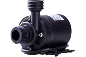 UEETEK DC 12V Pompe à eau submersible sans balai 800L / H 5M pour système de circulation d'eau de système de circulation solaire de la piscine Fontaine