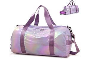 ZIOSINM Bolsa Deporte Mujer, Bolsa de Viaje Mujer Impermeable con Compartimento para Mojados y Compartimento para Zapatos, Bolsa Gimnasio Bolsa Fitness Bolsa Natacion