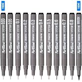 Artline Drawing System Teknik &Ccedil;izim Kalemi 11'li Tam Set