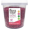 Fluffy Tubs Floss Sugar/Candy Sugar/Flavoured Sugar Bubblegum Flavour 500gms (Natural Colours)